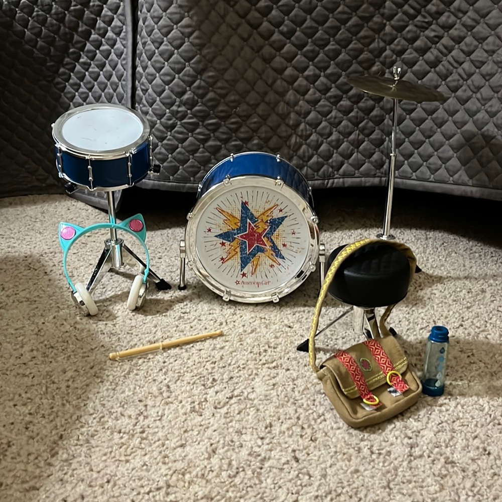 American Girl Drum Set